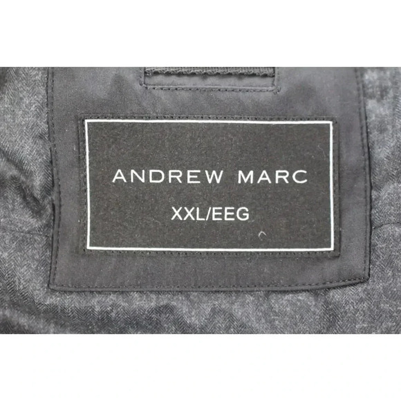 ANDREW MARC Men's black coat size XXL - Picture 10 of 11